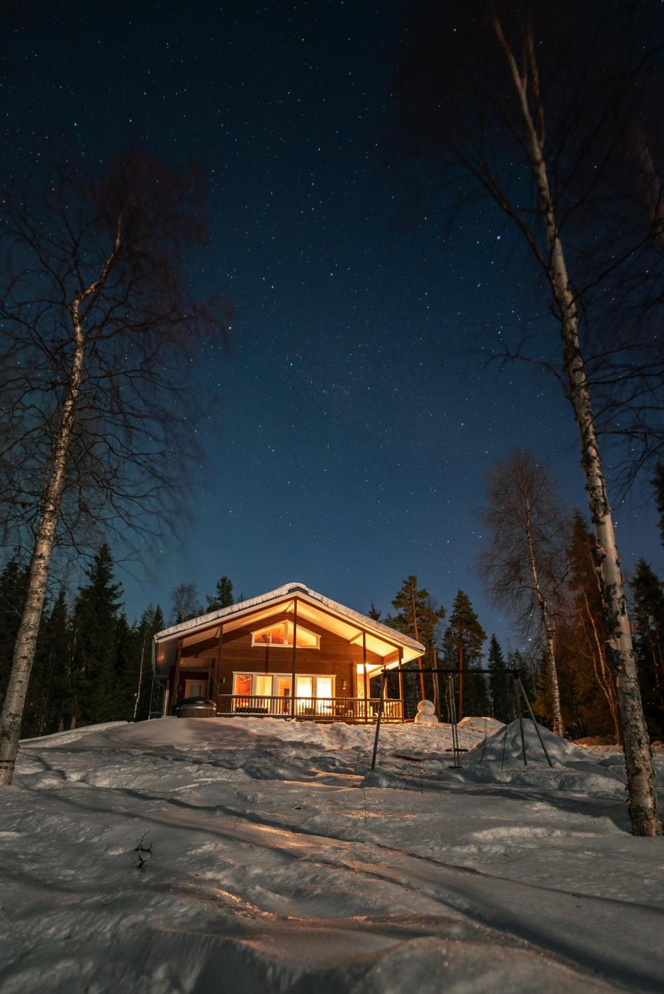 Napapiirin Jaervilomat Hotell Luukonniemi Eksteriør bilde